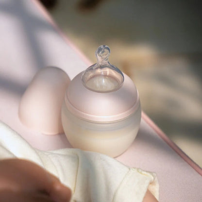 Biberon anti-colique en silicone médical 240 ml - Élhée