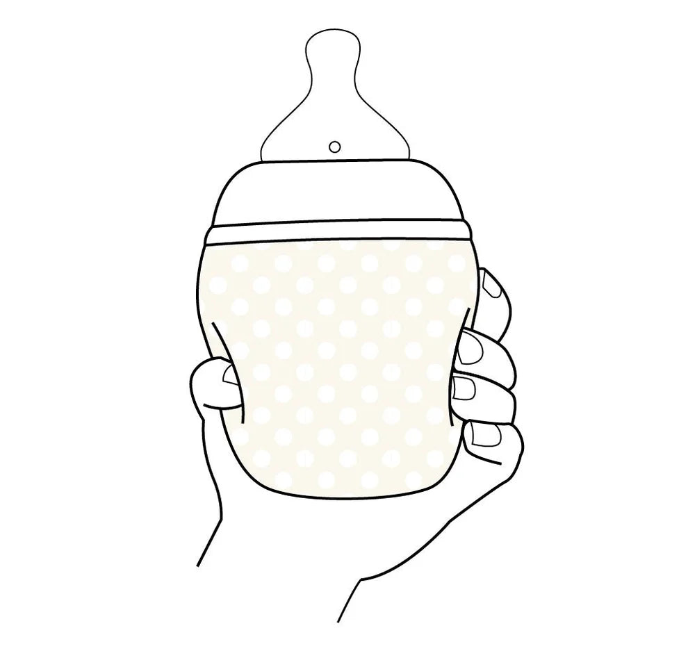 Biberon anti-colique en silicone médical 240 ml - Élhée