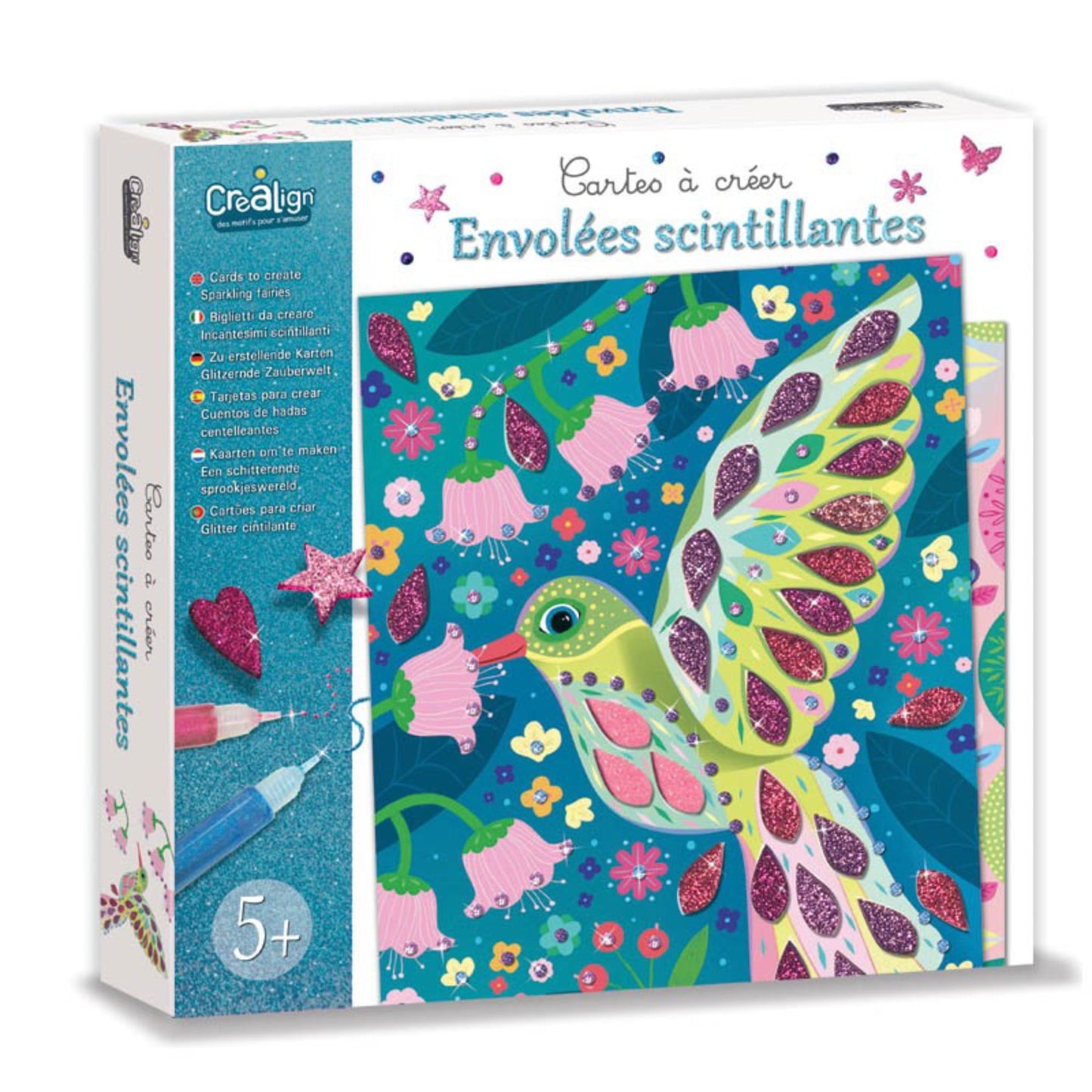 Cartes à créer « Envolées scintillantes » - Créa Lign’