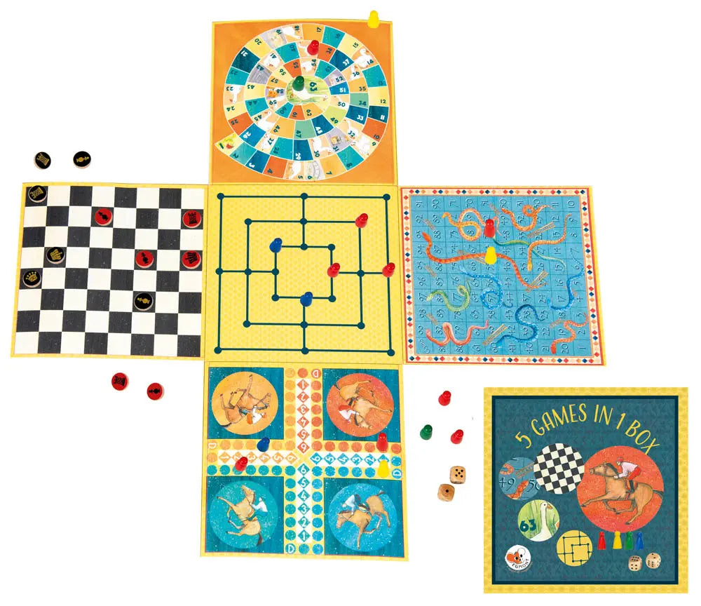 Coffret 5 jeux en 1 – Egmont Toys