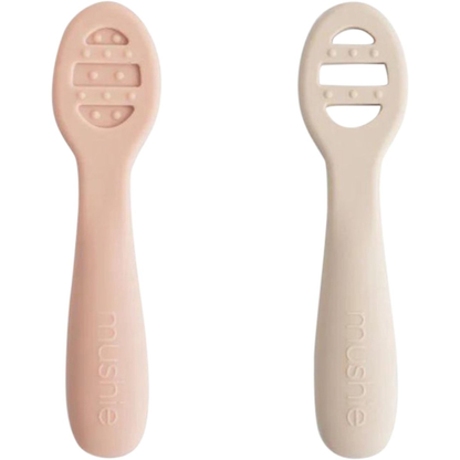 Lot de 2 cuillères d'apprentissage - Mushie