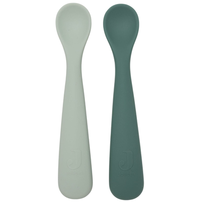 Lot de 2 cuillères en silicone Jade Shades – Jollein