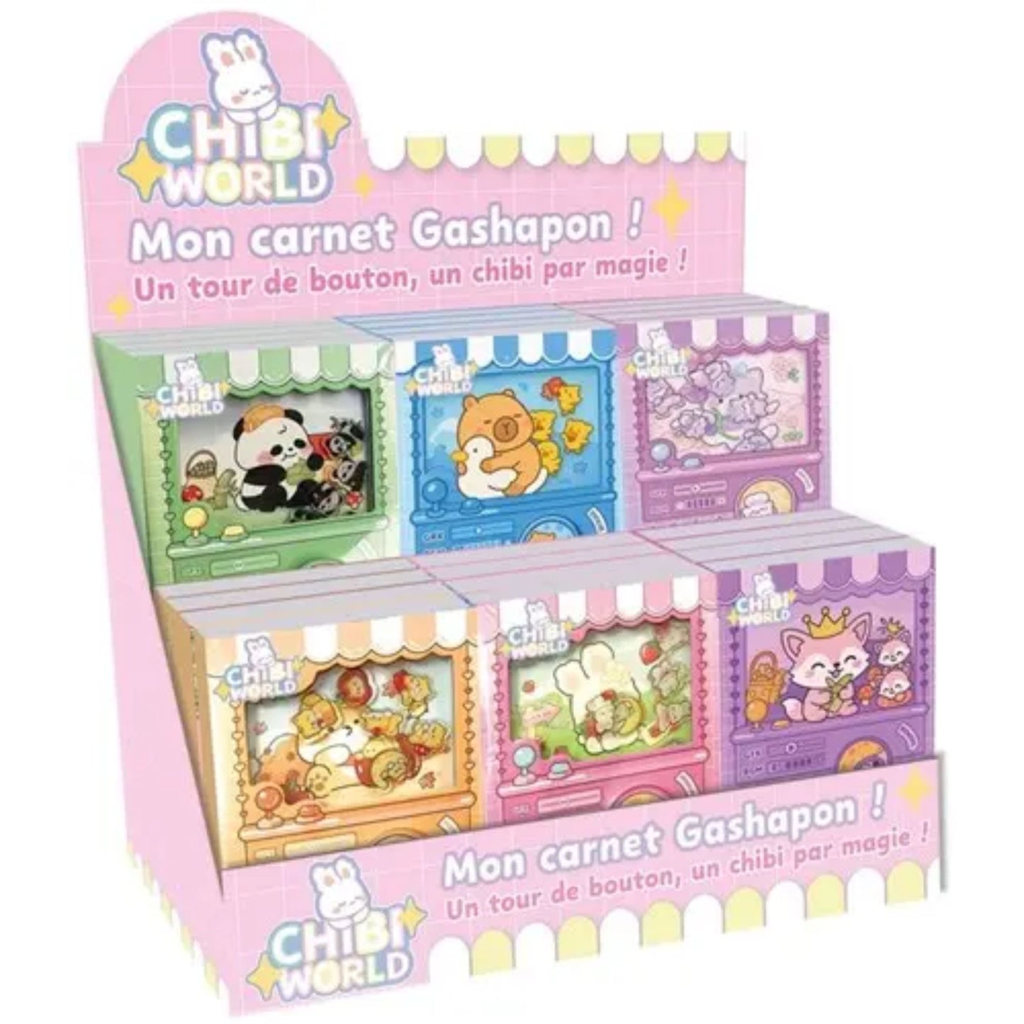 Carnet Gashapon - Chibi World