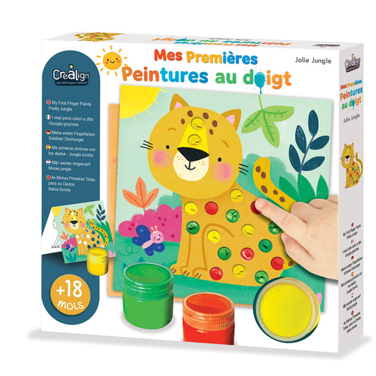 Ma première peinture au doigt Jungle - Créa Lign'