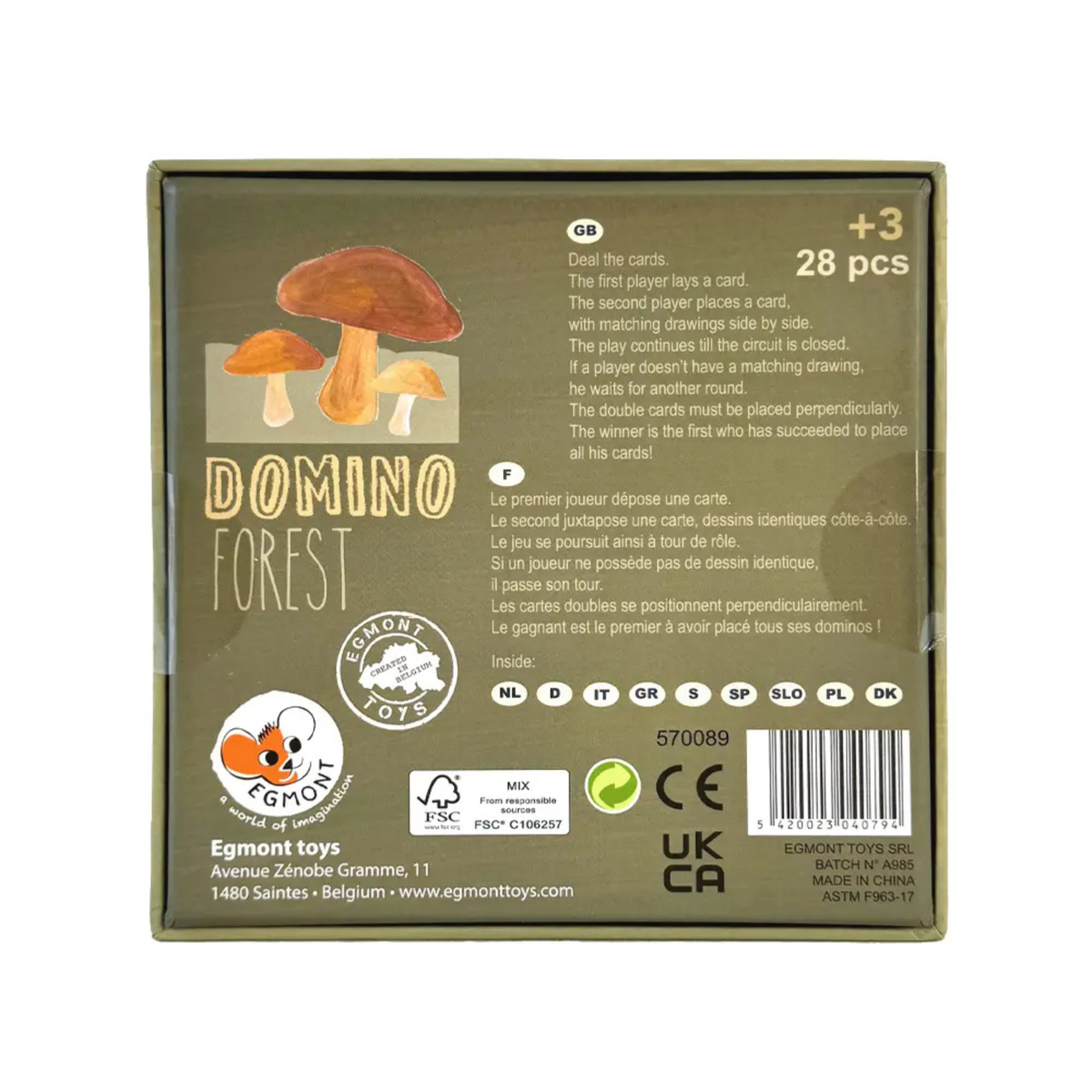 Domino de la forêt – Egmont Toys
