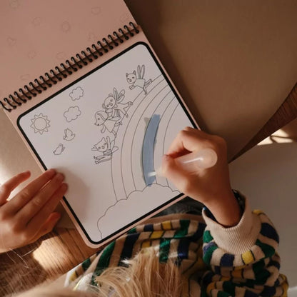 Livre de coloriage à l’eau réutilisable - Mushie
