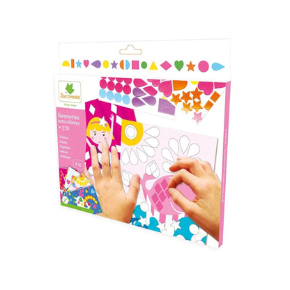 Pochette de gommettes mixte (370 gommettes)