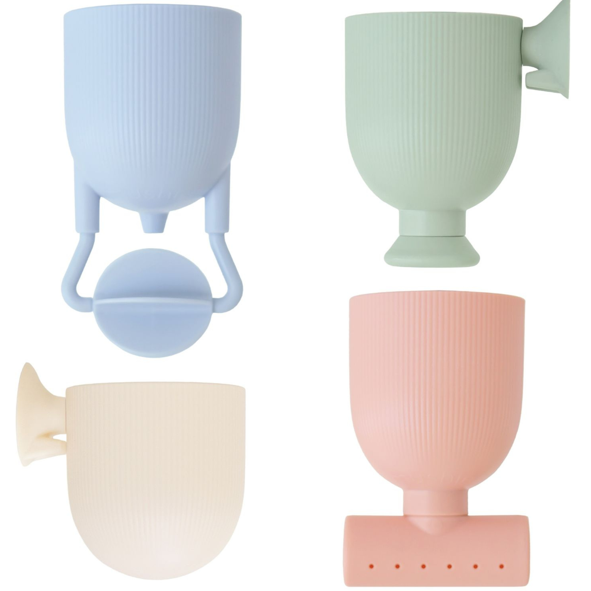 Jouets de bain Pour & Play – Lot de 4 – Mushie