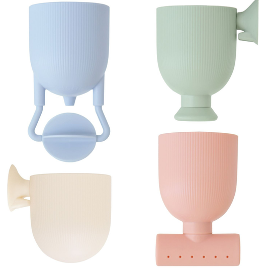 Jouets de bain Pour & Play – Lot de 4 – Mushie