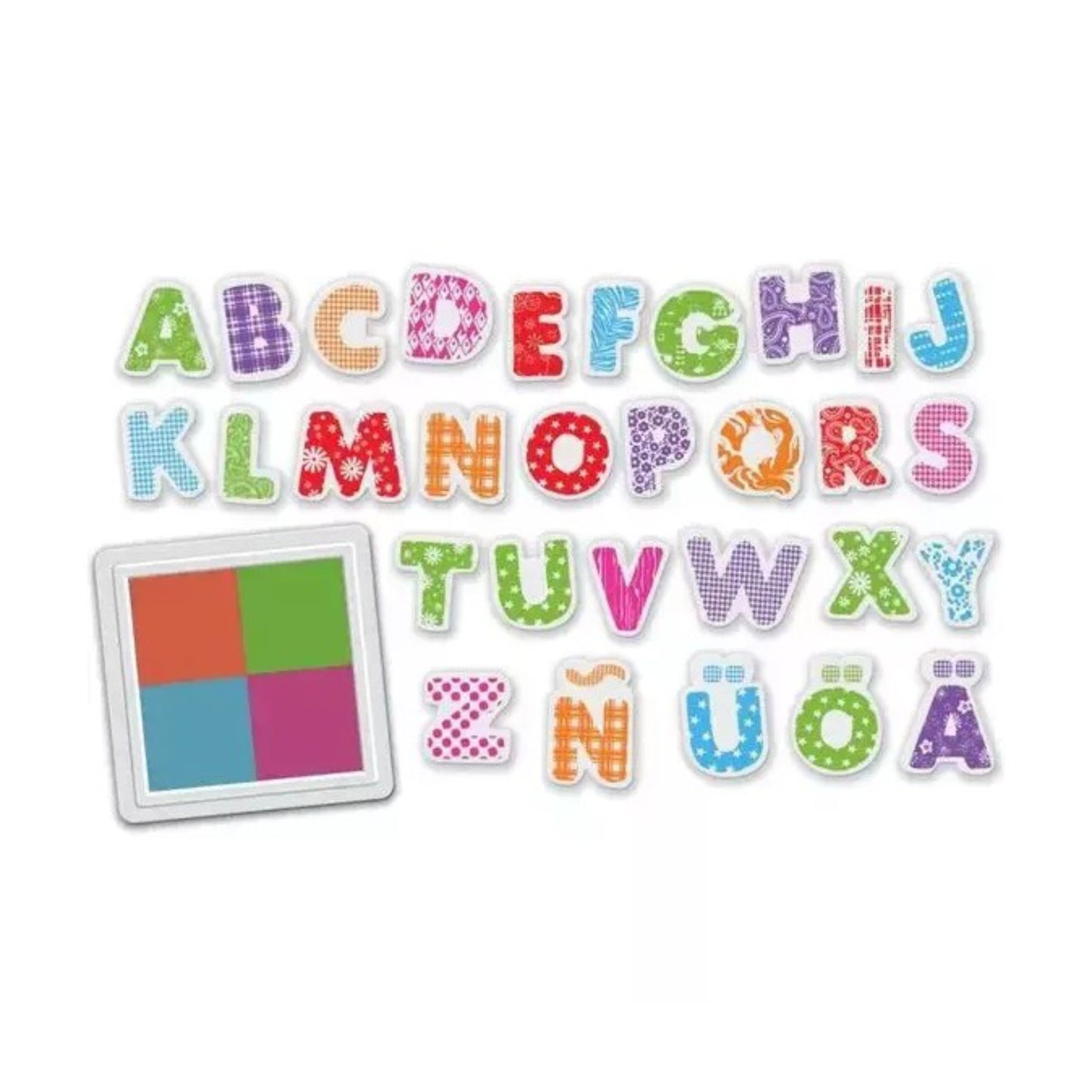 Alphabet box à tamponner - Créa Lign’