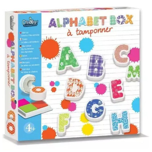 Alphabet box à tamponner - Créa Lign’