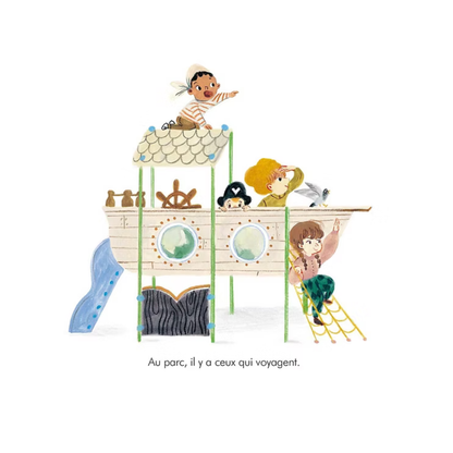 Au parc – Album jeunesse – L'Étagère du bas