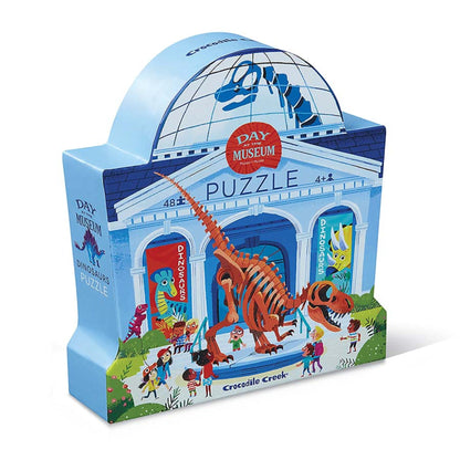 Puzzle une journée au musée des dinosaures - Crocodile Creek