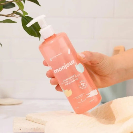 Eau nettoyante visage et corps - Monjour