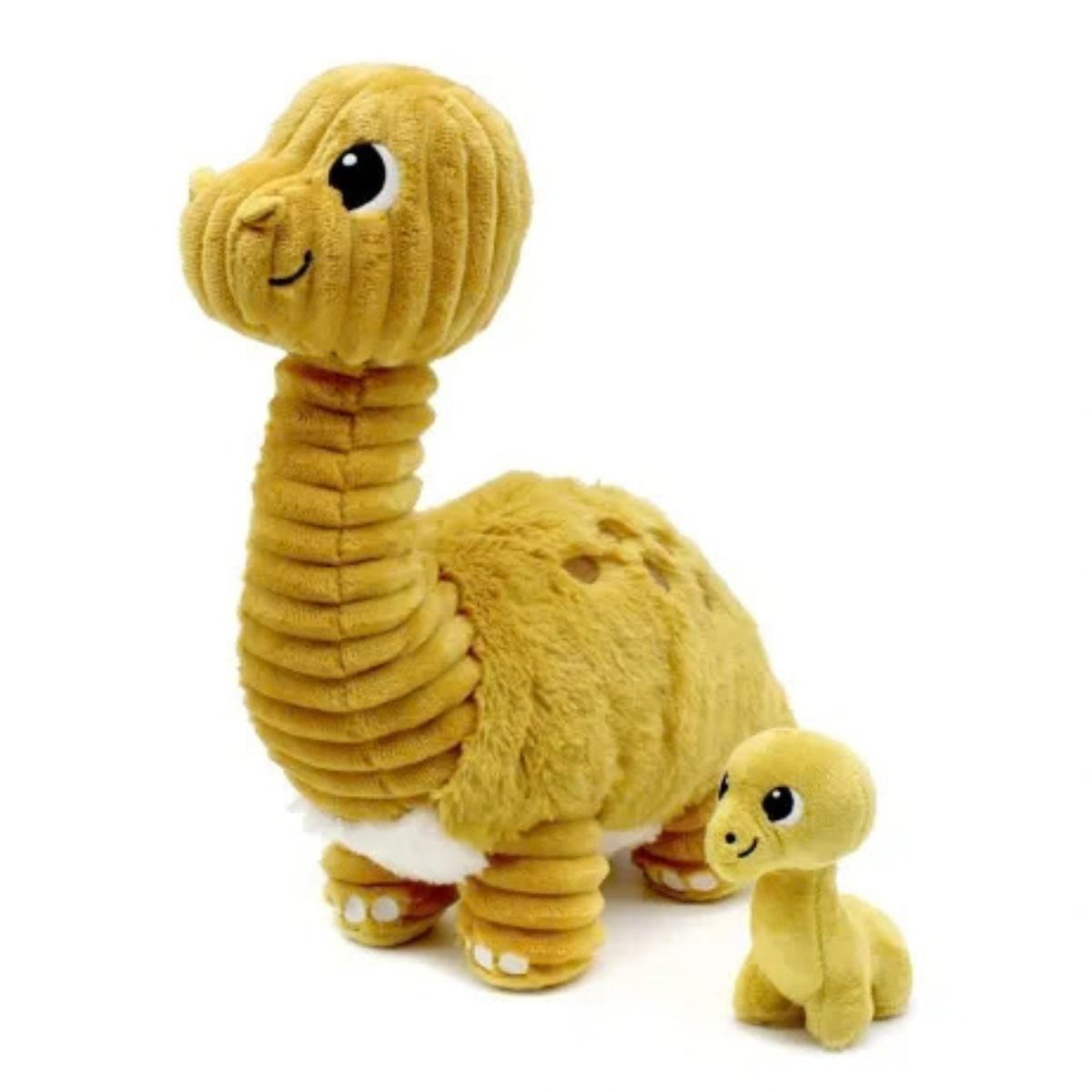 Peluche diplodocus Marcus maman et son bébé –  Les Déglingos