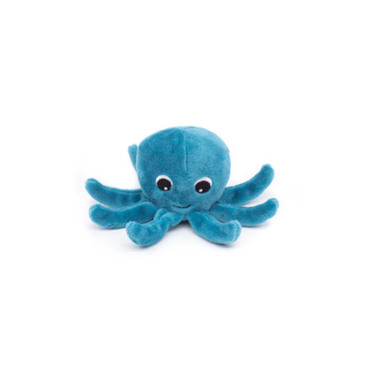 Peluche Pieuvre Filou Géante & son Bébé Bleu - Les Déglingos