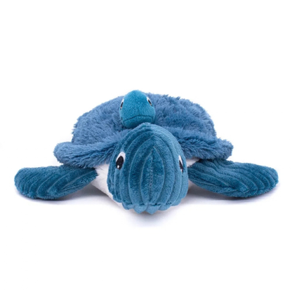 Peluche tortue Sauvenou maman et son bébé bleu – Les Déglingos
