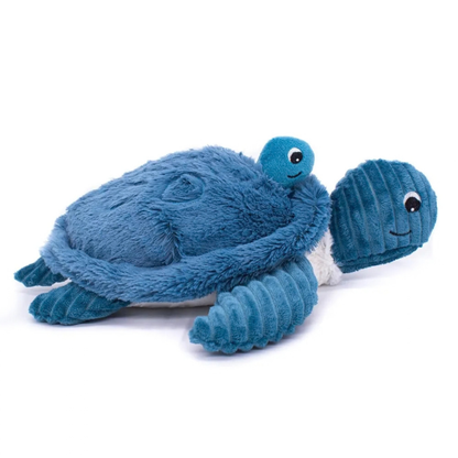 Peluche tortue Sauvenou maman et son bébé bleu – Les Déglingos