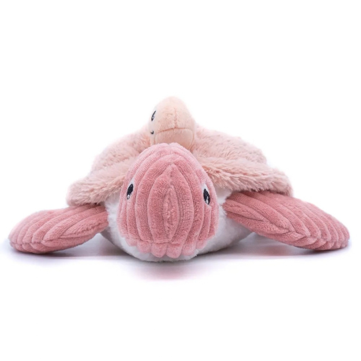 Peluche tortue Sauvenou maman et son bébé rose 29 cm – Les Déglingos