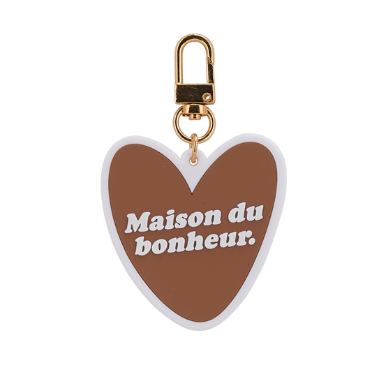 Porte-clés "Maison du bonheur"