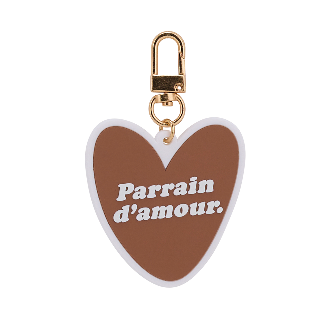 Porte-clés "Parrain d'amour"