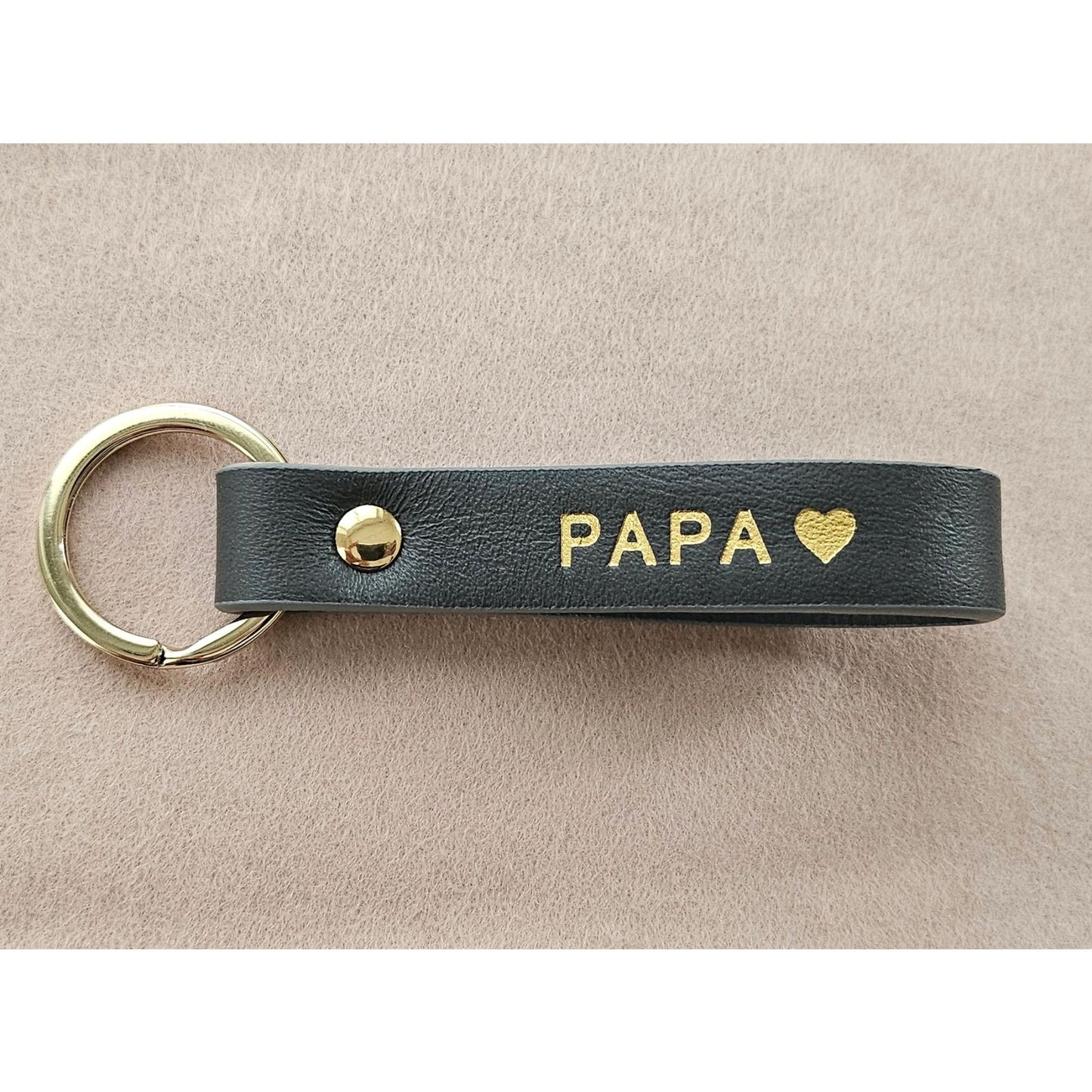 Porte-clé cuir Papa - Royal Marais 
