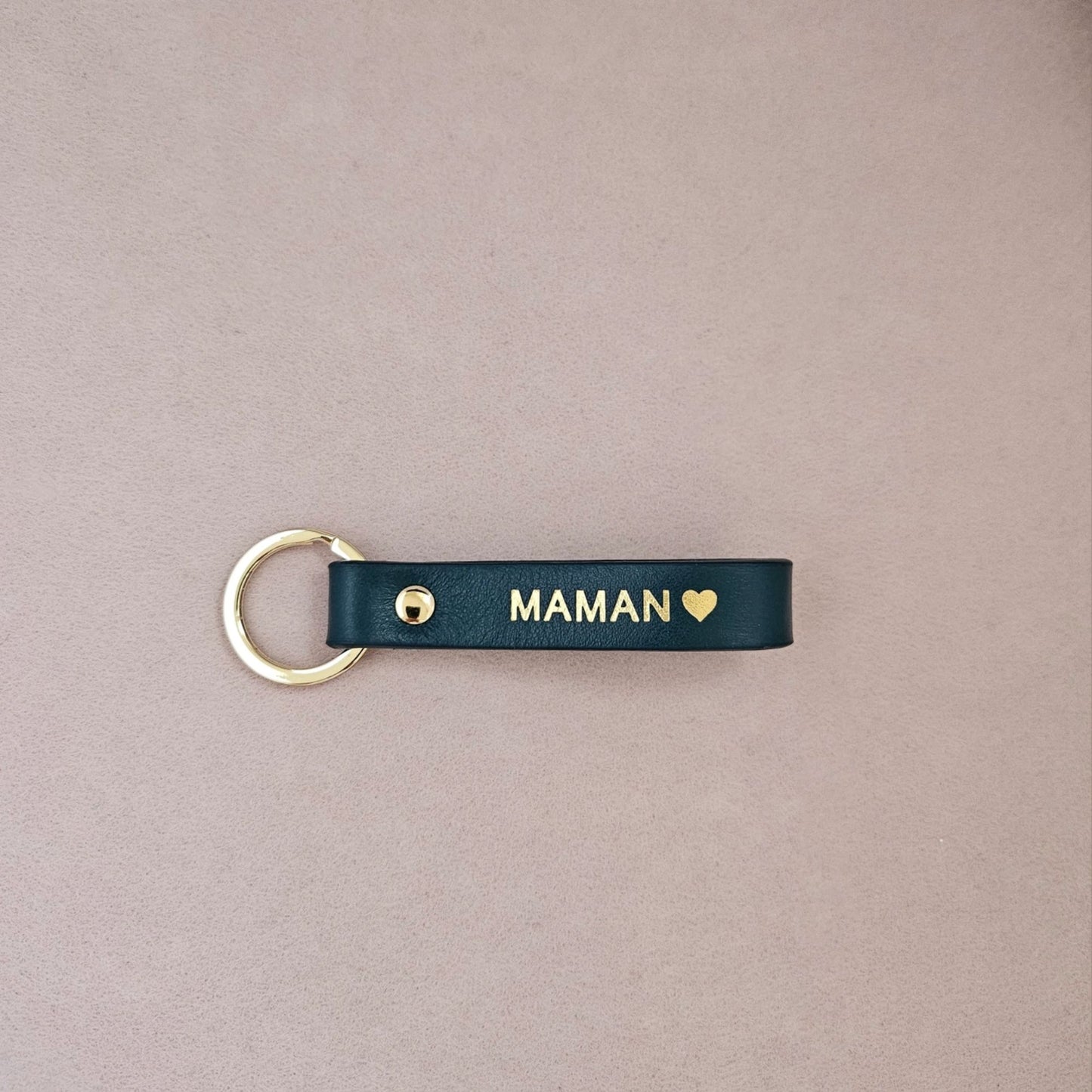Porte clé en cuir Maman - Royal Marais