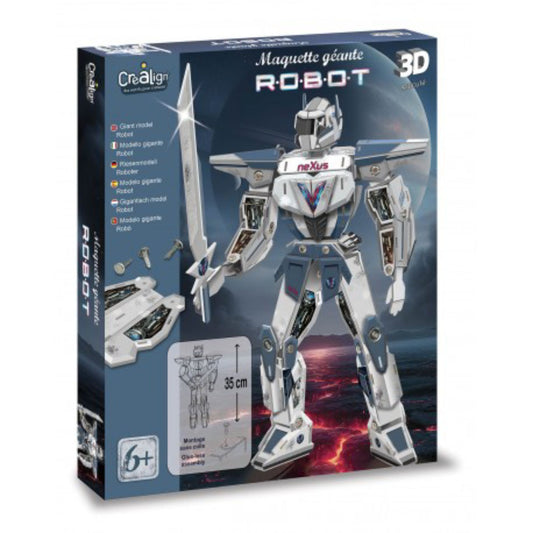 Maquette géante robot - Créa Lign'