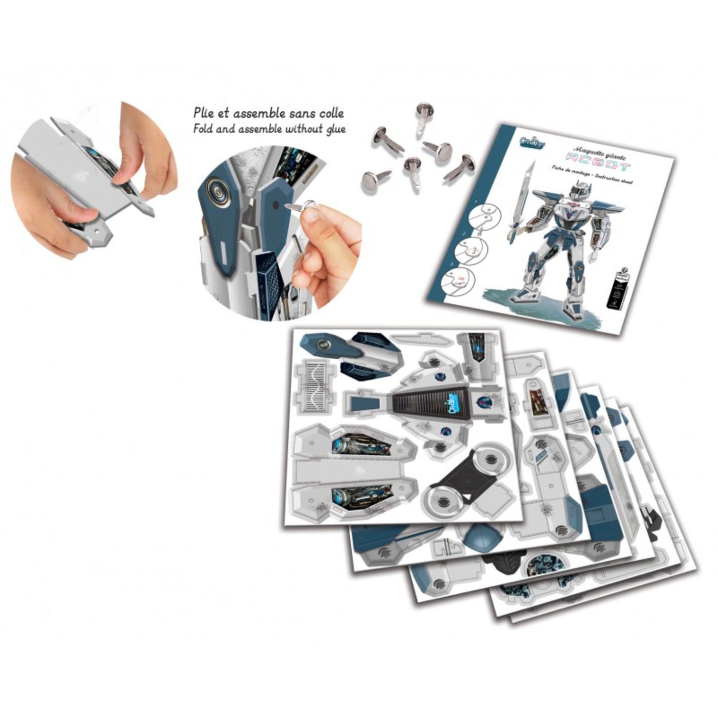 Maquette géante robot - Créa Lign'