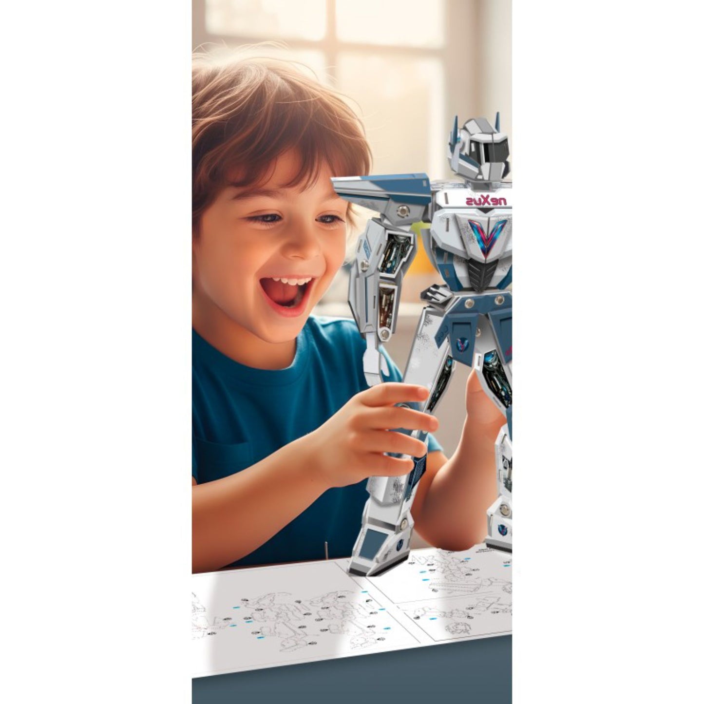 Maquette géante robot - Créa Lign'