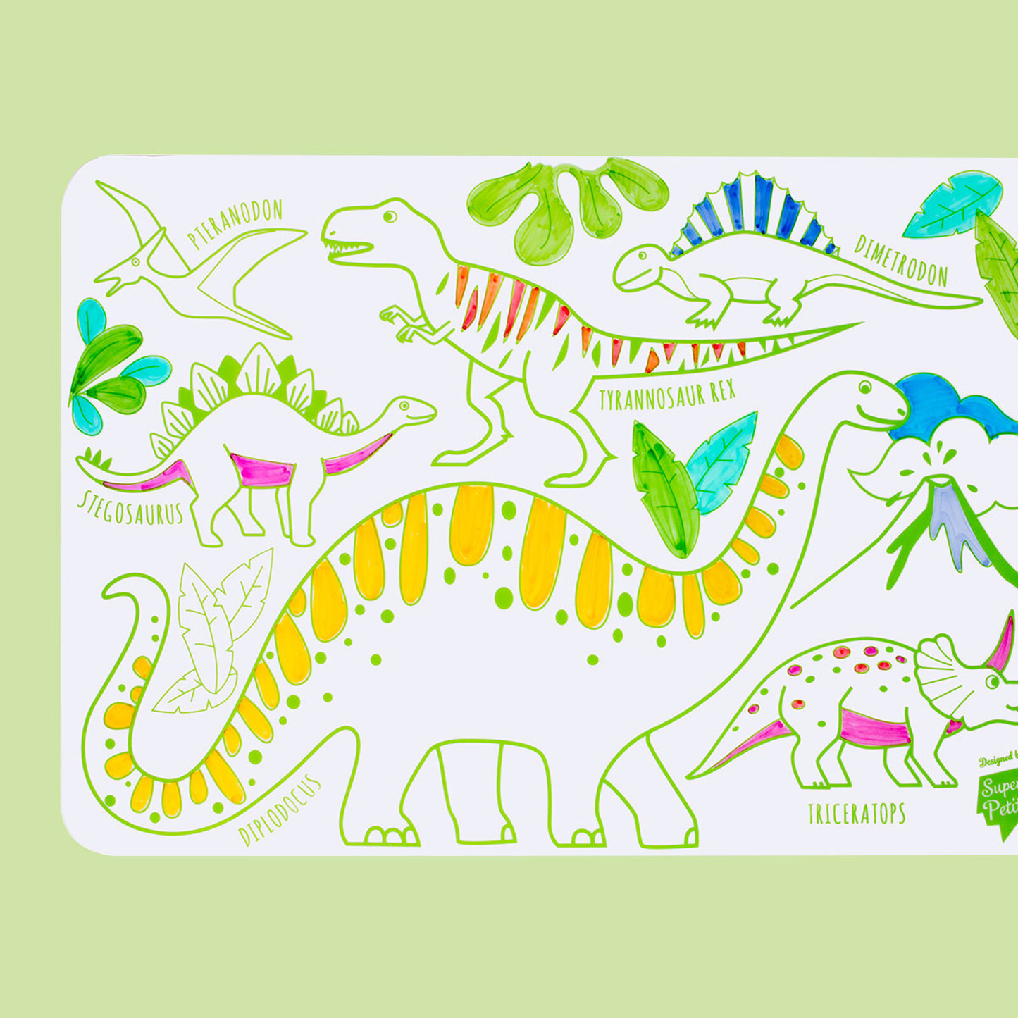 Coloriage nomade réutilisable  - Super Petit
