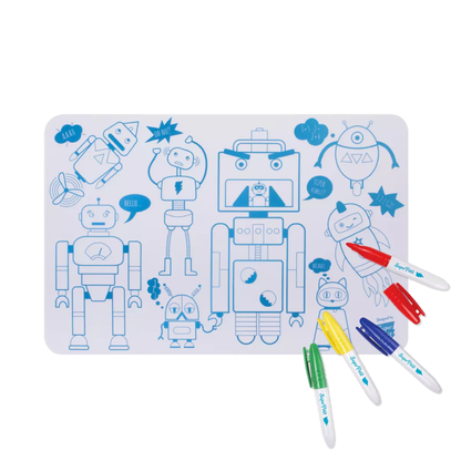 Coloriage nomade réutilisable  - Super Petit