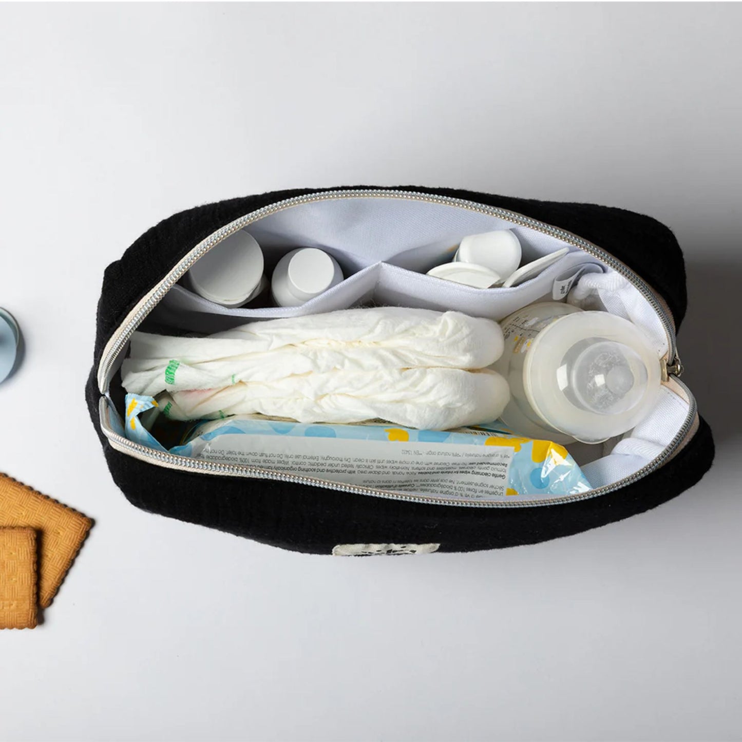 Trousse de Toilette Effet Lin - BEBEL