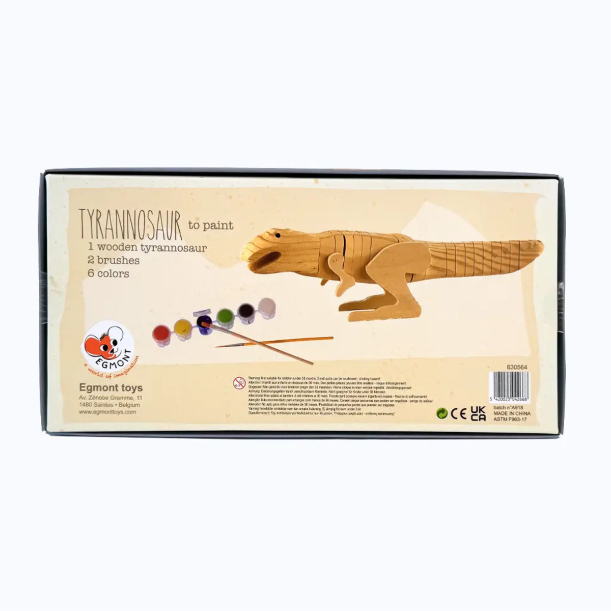 Tyrannosaure en bois à peindre – Egmont Toys