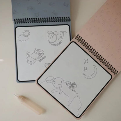 Livre de coloriage à l’eau réutilisable - Mushie
