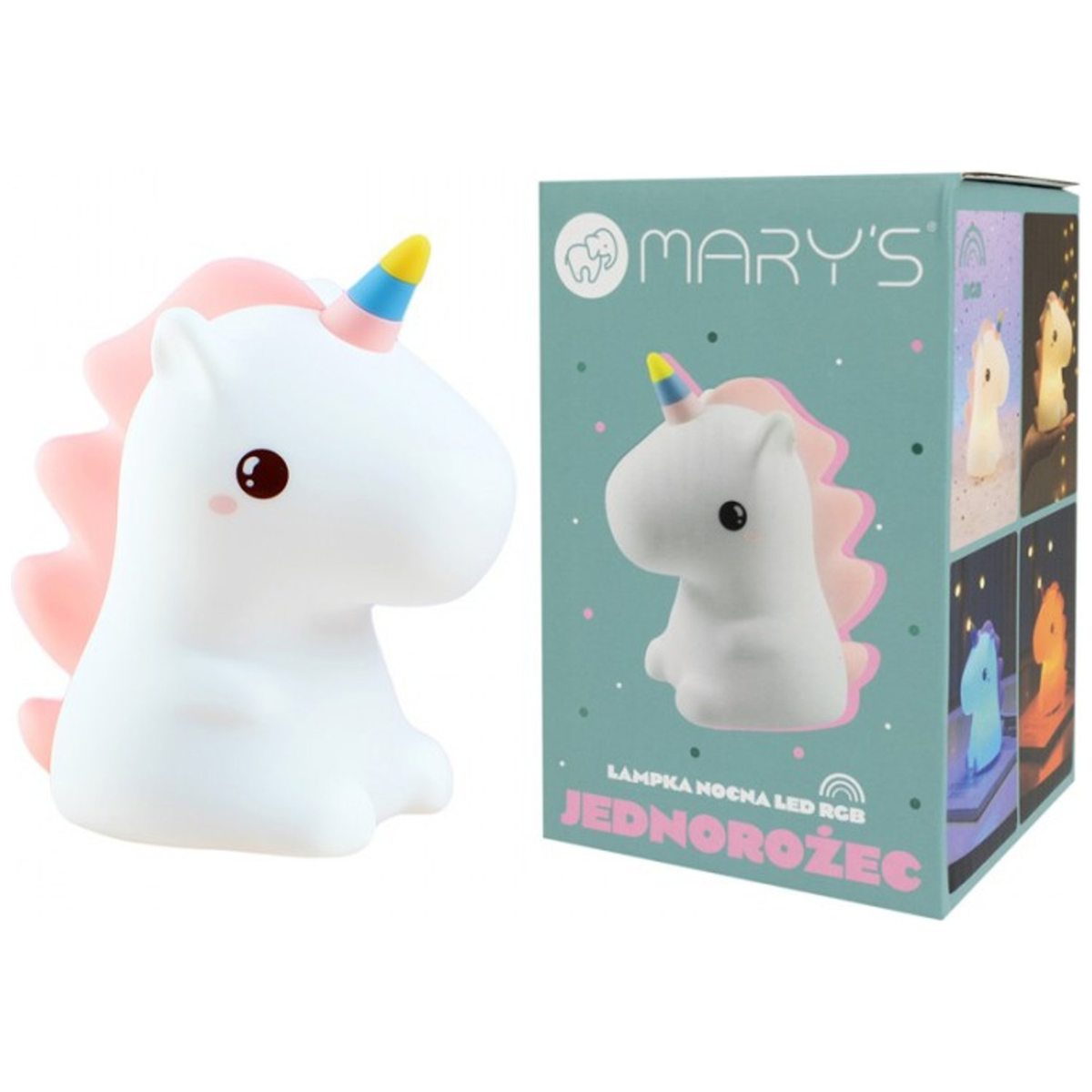Veilleuse rechargeable Licorne – Mary’s